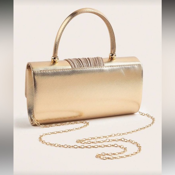 Elegant Gold Clutch Bag